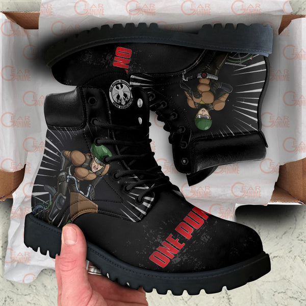 OPM Mumen Rider Boots Shoes Anime Custom MV0711