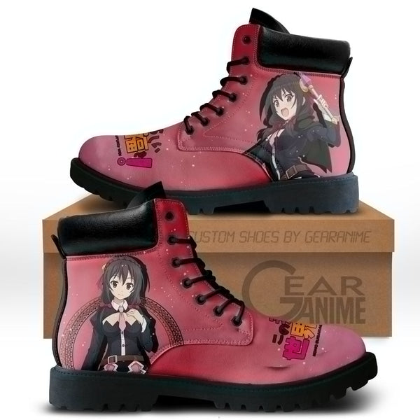 KonoSuba Yunyun Boots Shoes Anime Custom MV0711