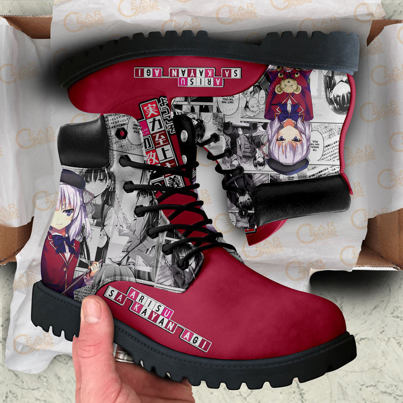 Arisu Sakayanagi Boots Shoes Anime Custom NTT281