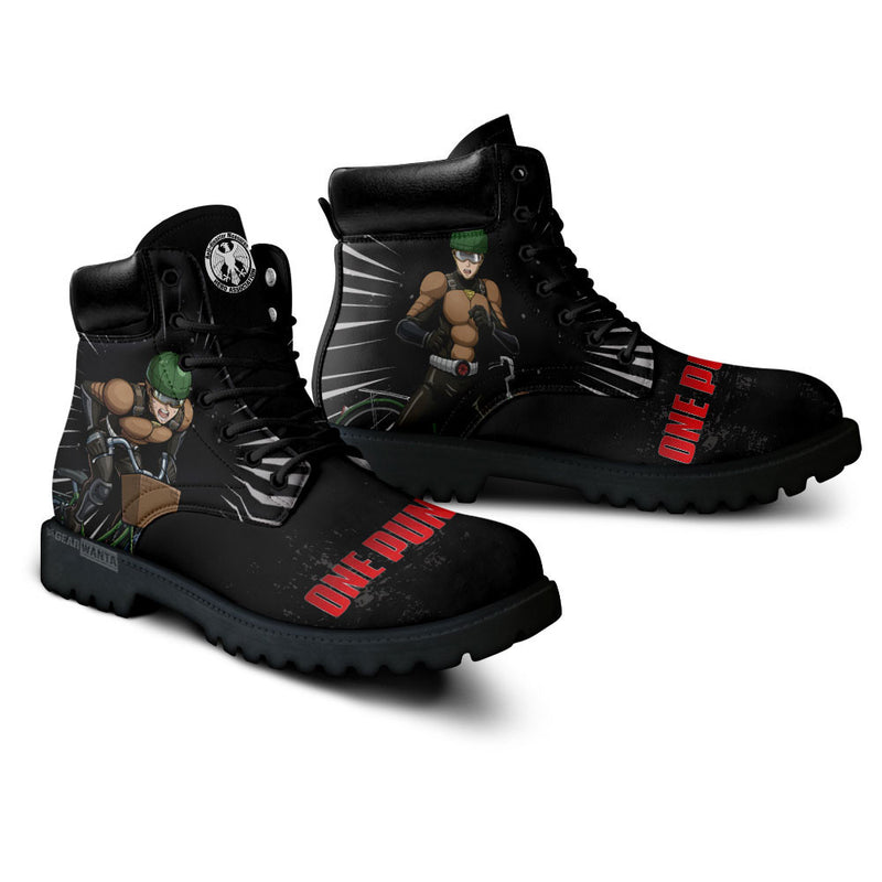 OPM Mumen Rider Boots Shoes Anime Custom MV0711