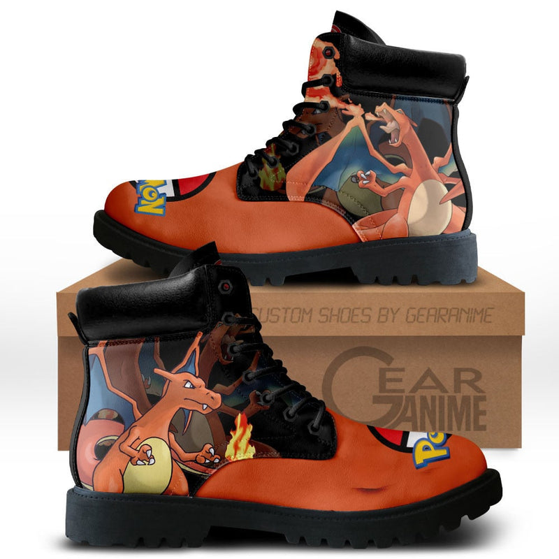 Charizard Boots Shoes Anime Custom MV0512