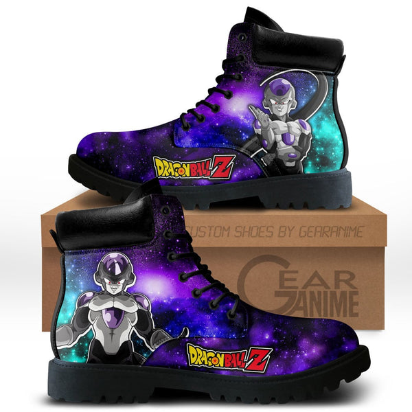 Black Frieza Boots Shoes Anime Custom NTT051