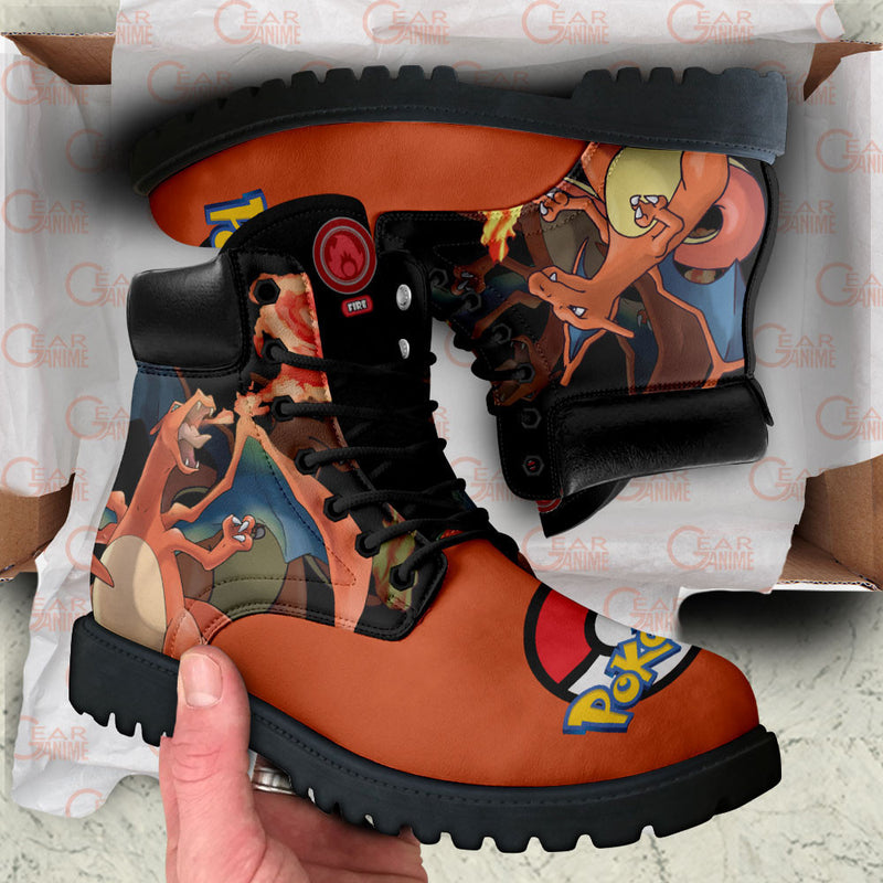 Charizard Boots Shoes Anime Custom MV0512