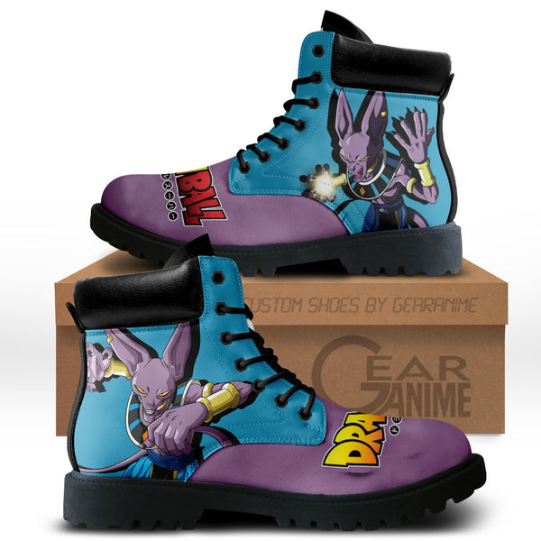 Beerus Boots Shoes Anime Custom MV2811