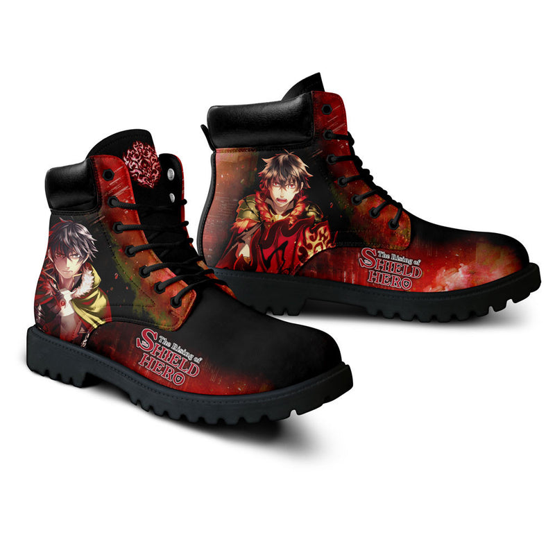 Shield Hero Naofumi Shield of Wrath Boots Shoes Anime Custom NTT281