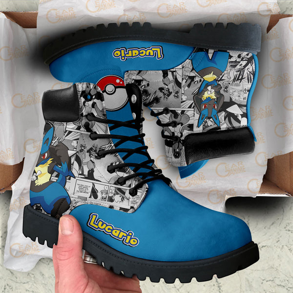 Lucario Boots Shoes Anime Custom NTT051