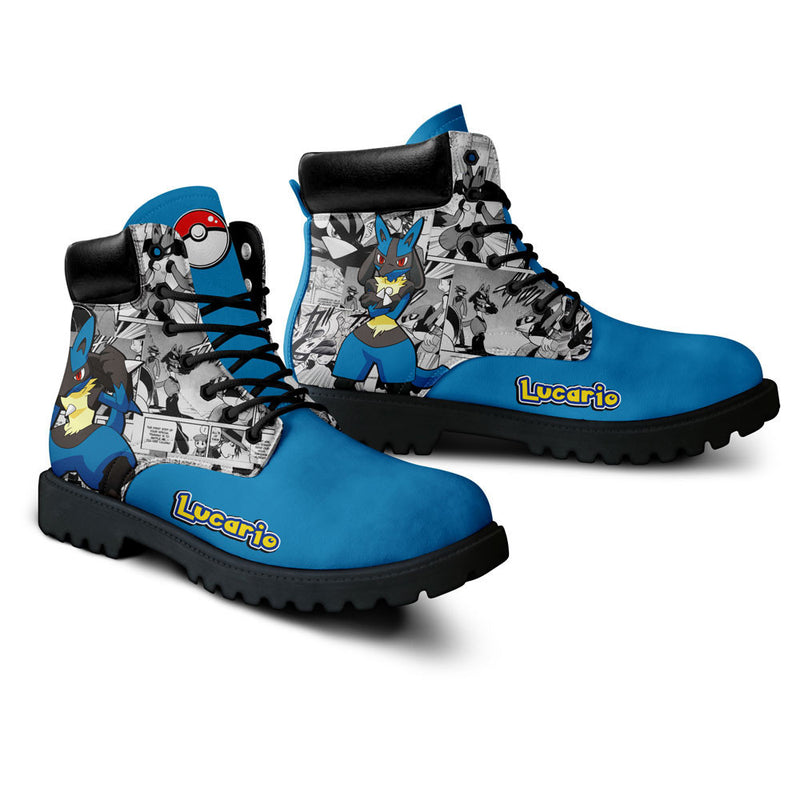 Lucario Boots Shoes Anime Custom NTT051