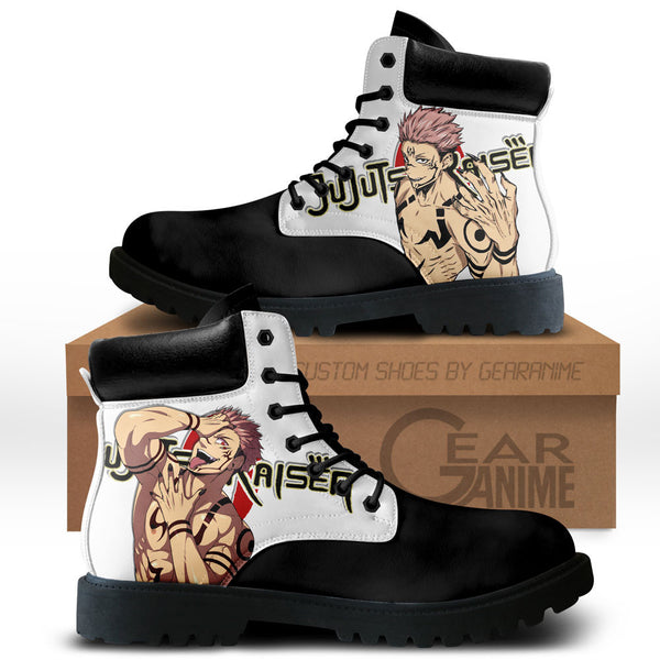 Sukuna Ryoumen Boots Shoes Anime Custom NTT051