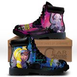 Cyberpunk David and Lucy Boots Shoes Anime Custom MV2811