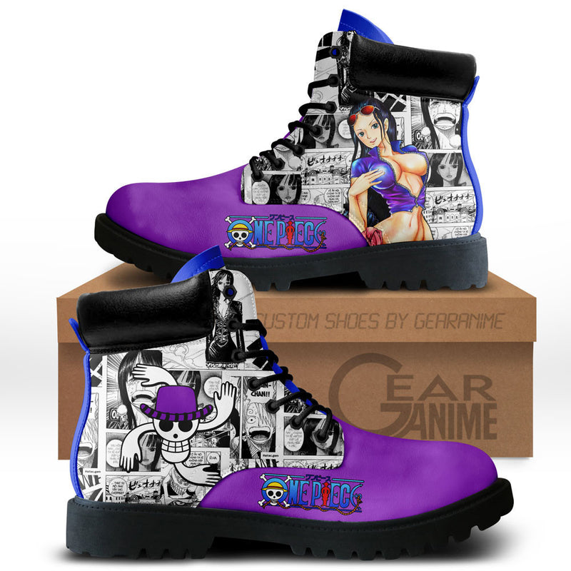 Nico Robin Boots Shoes Anime Custom NTT151