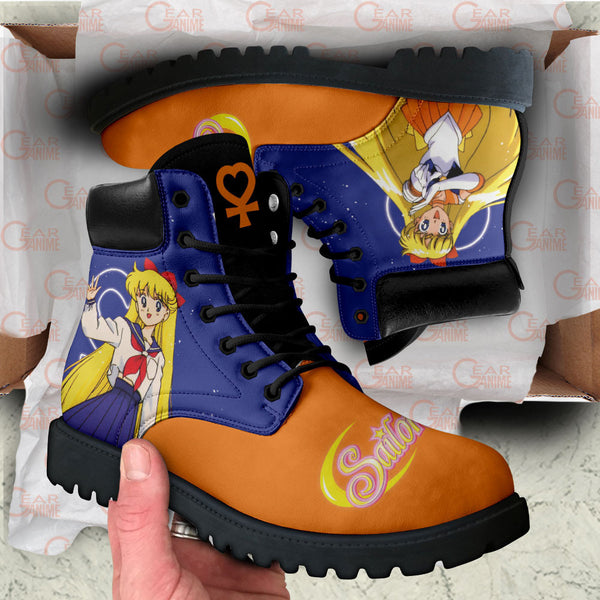 Sailor Venus Boots Shoes Anime Custom MV3110