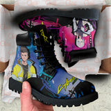 Cyberpunk David and Lucy Boots Shoes Anime Custom MV2811