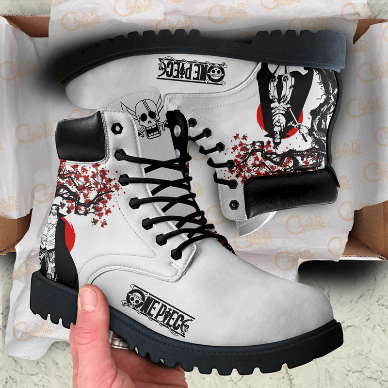 Shanks Boots Shoes Anime Custom NTT071