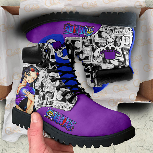 Nico Robin Boots Shoes Anime Custom NTT151