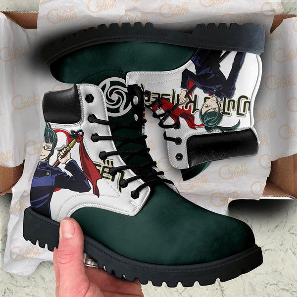 Maki Zenin Boots Shoes Anime Custom NTT051