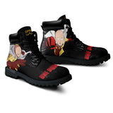 OPM Saitama Boots Shoes Anime Custom MV0711