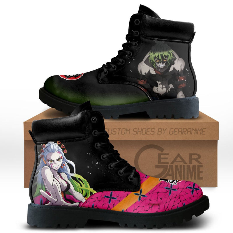 Gyutaro and Daki Boots Shoes Anime Custom MV0512