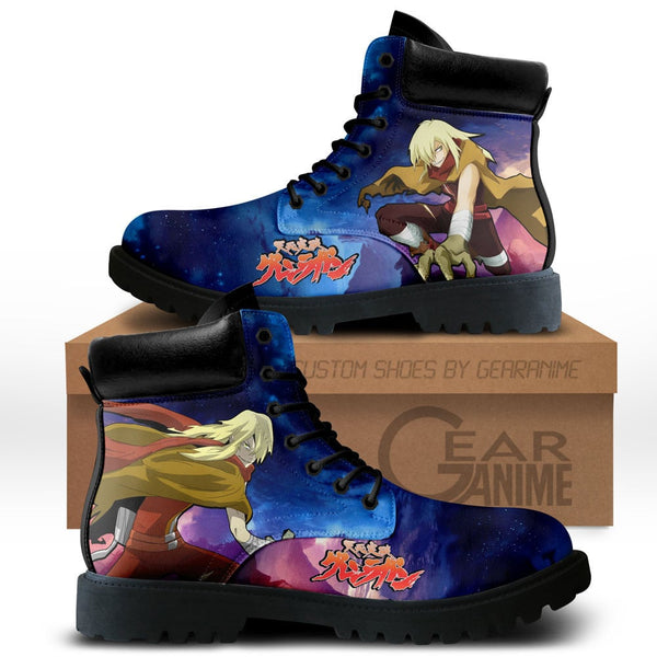 Gurren Lagann Viral Boots Shoes Anime Custom NTT171