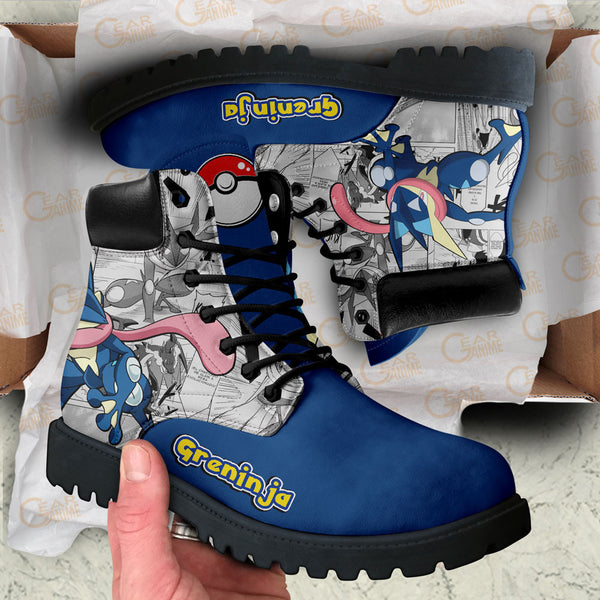 Greninja Boots Shoes Anime Custom NTT051