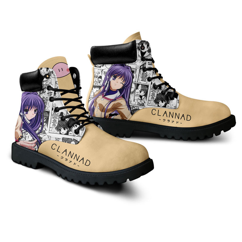 Clannad Kyou Fujibayashi Boots Shoes Anime Custom NTT191