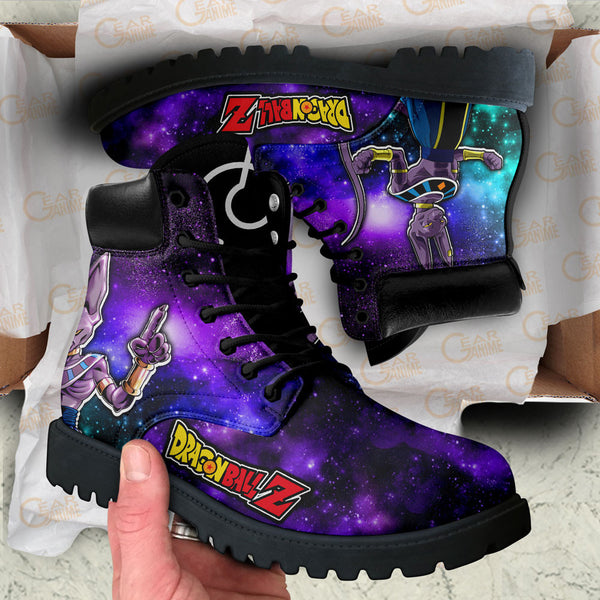 Beerus Boots Shoes Anime Custom NTT051