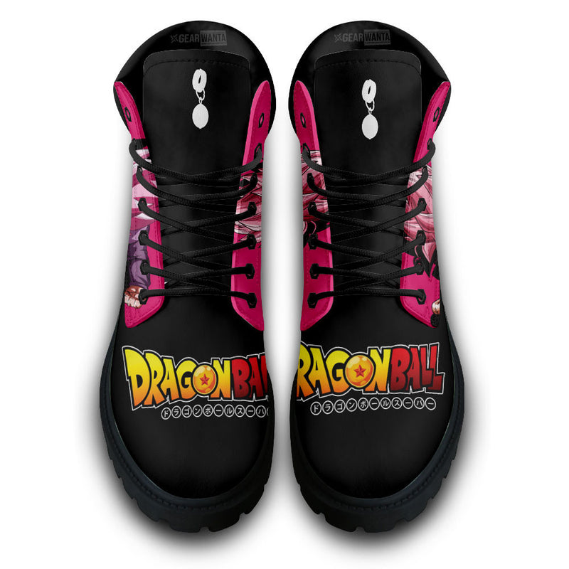 Goku Black Rose Boots Shoes Anime Custom MV2811