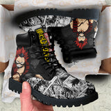 Red Riot Boots Shoes Anime Custom NTT171