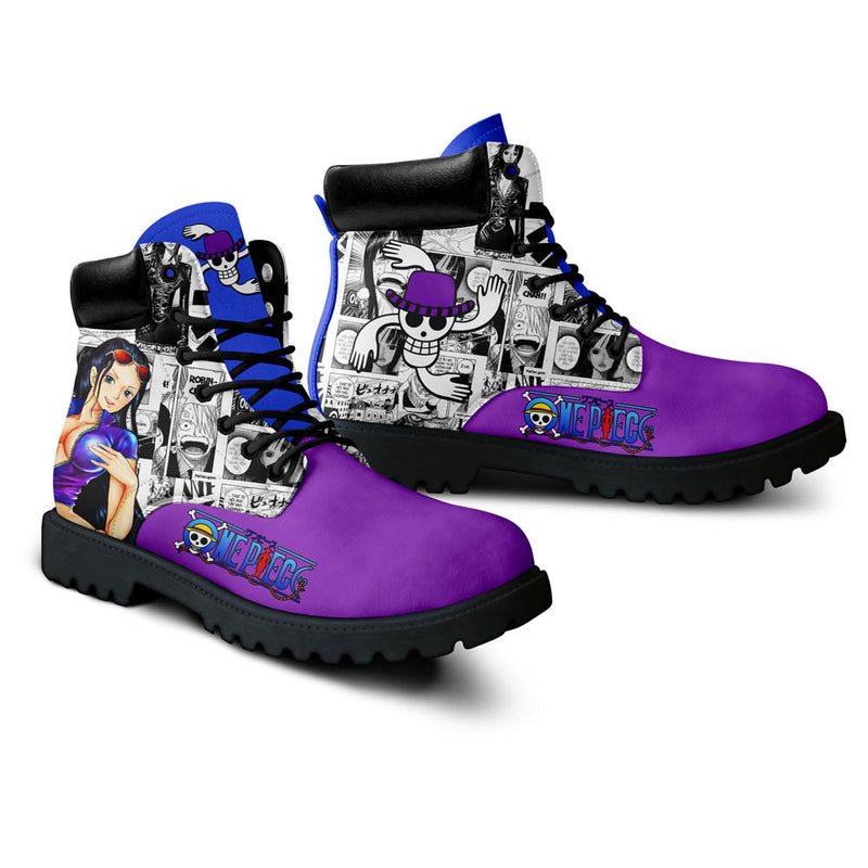 Nico Robin Boots Shoes Anime Custom NTT151