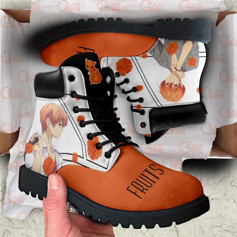 Kyo Sohma Boots Shoes Anime Custom MV0512