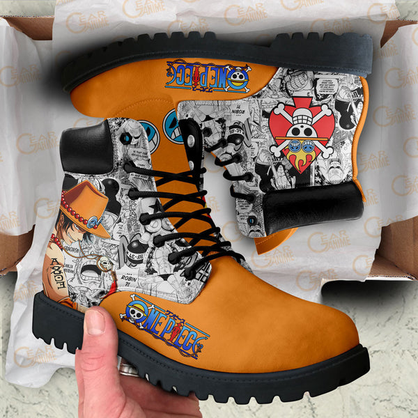 Ace Boots Shoes Anime Custom NTT151