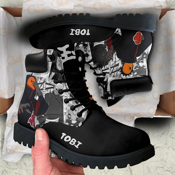 Tobi Boots Shoes Anime Custom NTT051