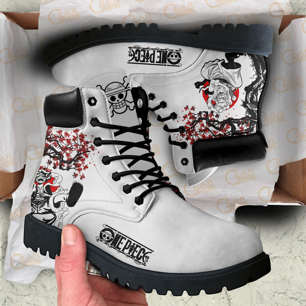 Luffy Gear 5 Boots Shoes Anime Custom NTT071