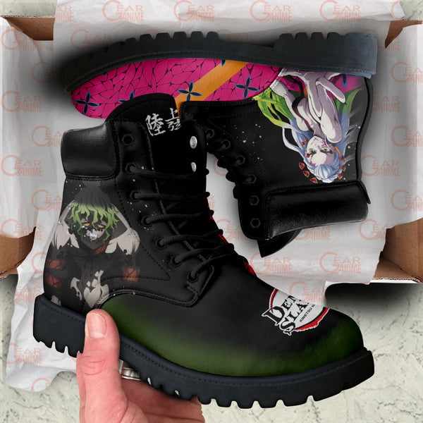 Gyutaro and Daki Boots Shoes Anime Custom MV0512