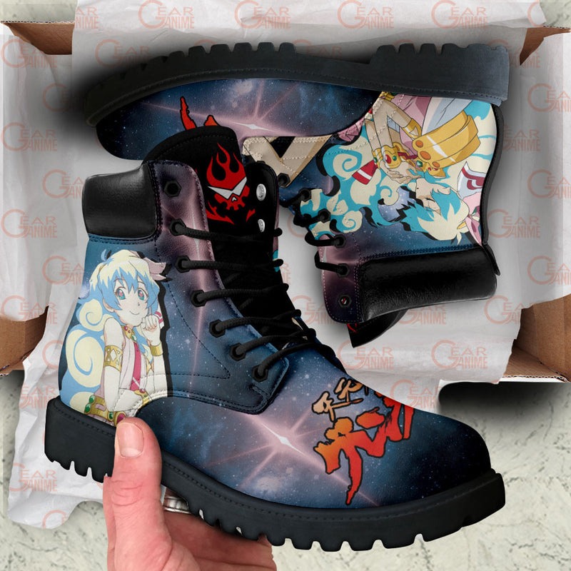 Gurren Lagann Nia Teppelin Boots Shoes Anime Custom MV0711