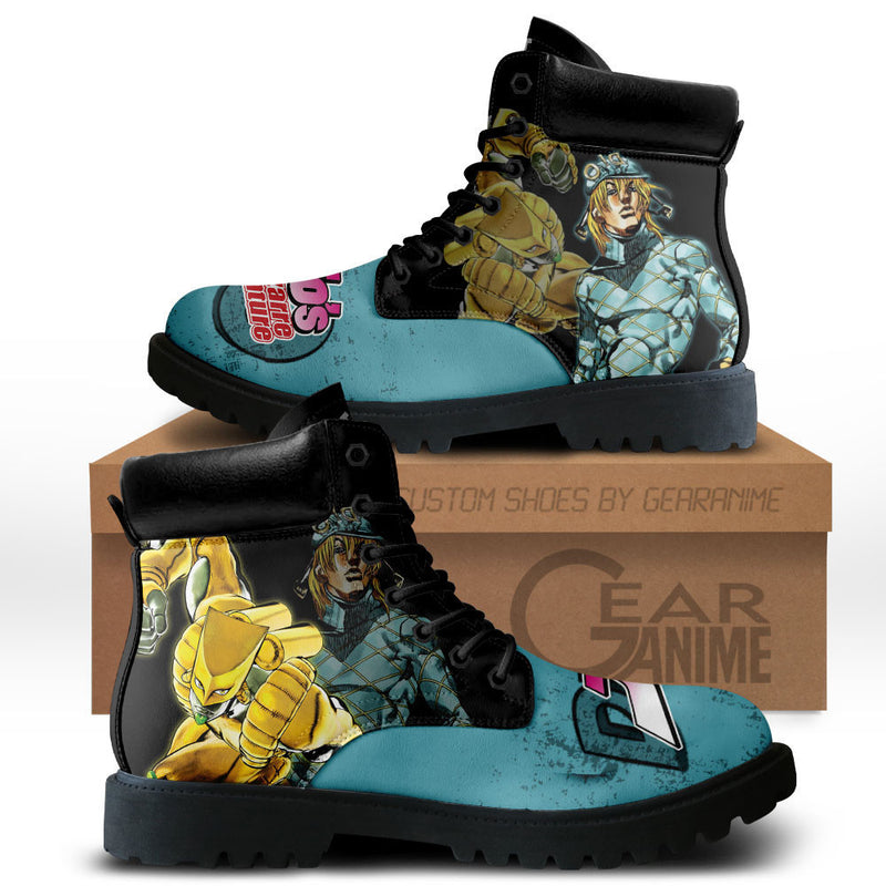 Diego Brando Boots Shoes Anime Custom MV0512