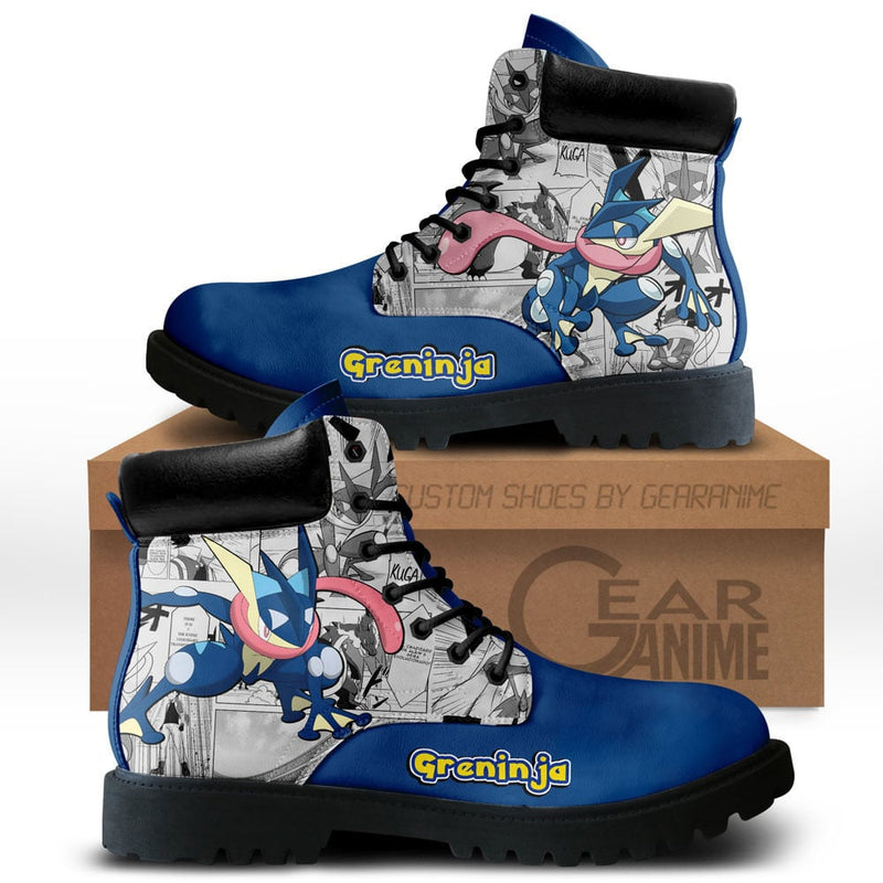 Greninja Boots Shoes Anime Custom NTT051