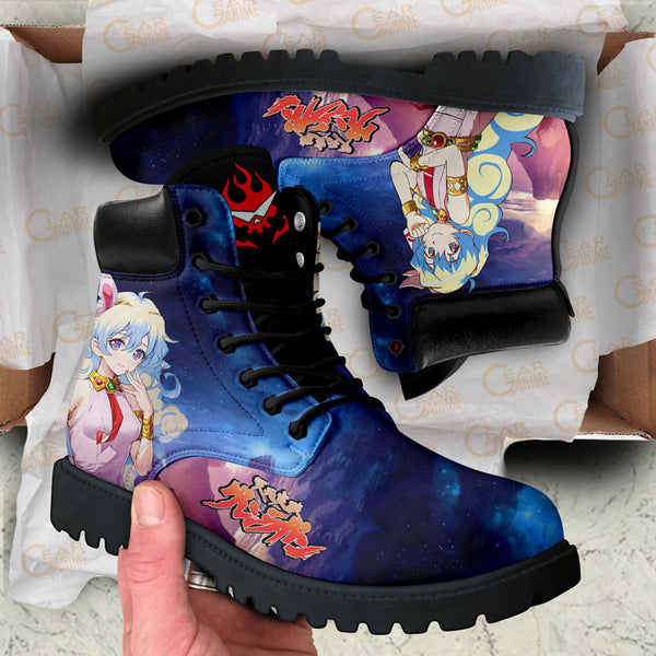 Gurren Lagann Nia Teppelin Boots Shoes Anime Custom NTT171