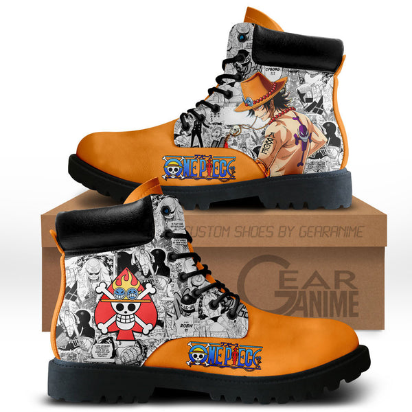 Ace Boots Shoes Anime Custom NTT151