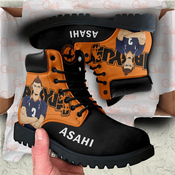 Asahi Azumane Boots Shoes Anime Custom MV3110