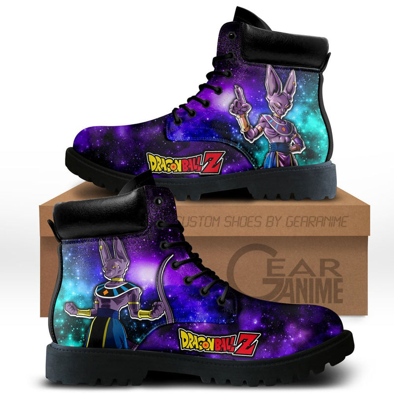 Beerus Boots Shoes Anime Custom NTT051