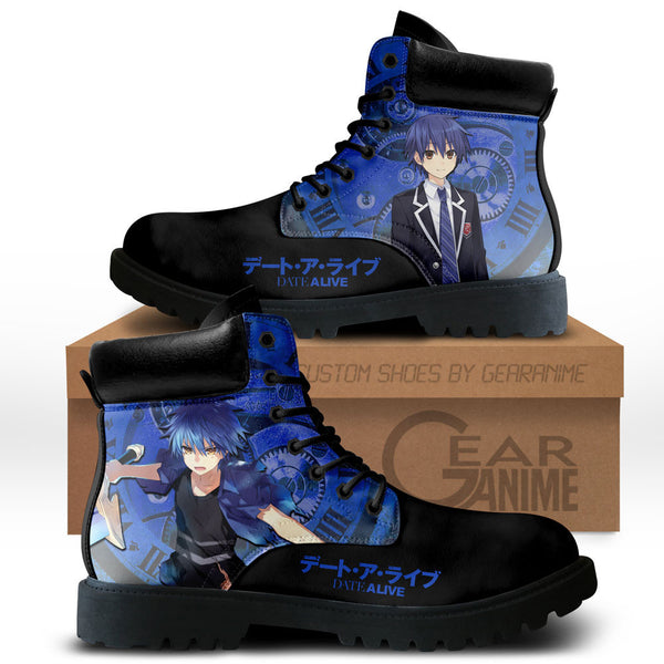 Date A Live Shido Itsuka Boots Shoes Anime Custom NTT281