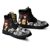 Red Riot Boots Shoes Anime Custom NTT171