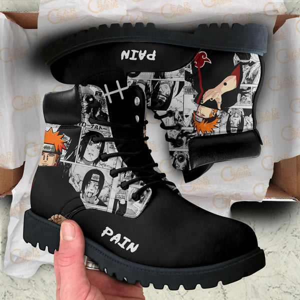 Pain Boots Shoes Anime Custom NTT051