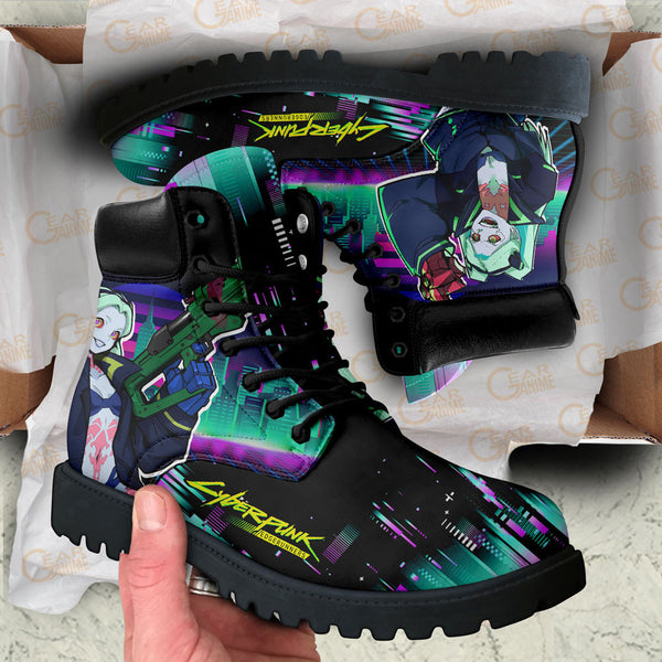 Cyberpunk Rebecca Boots Shoes Anime Custom NTT051