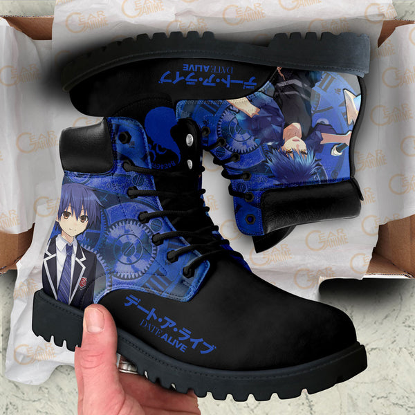 Date A Live Shido Itsuka Boots Shoes Anime Custom NTT281