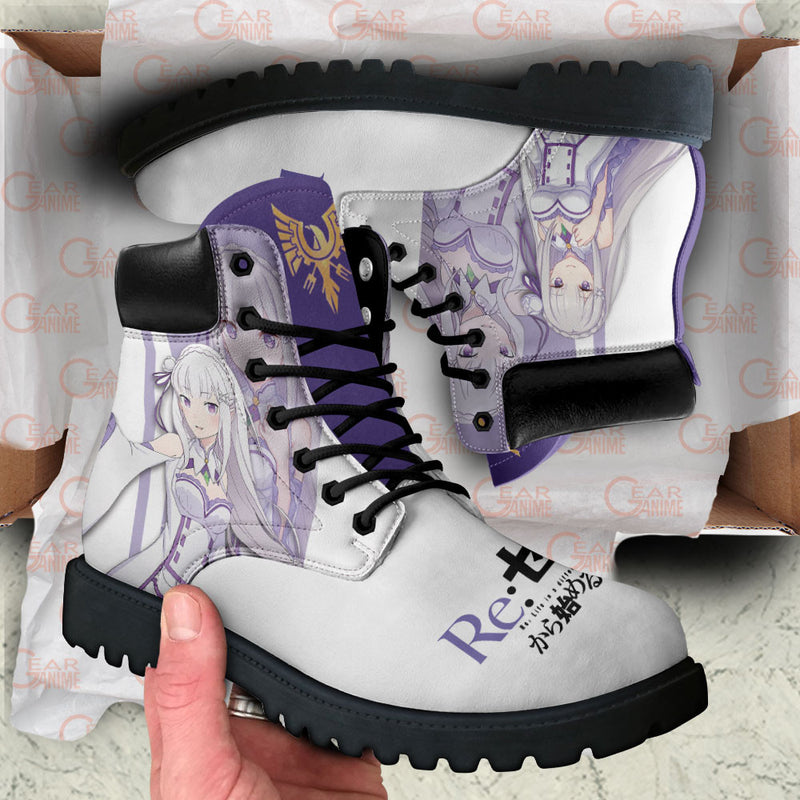 Emilia Boots Shoes Anime Custom MV0711