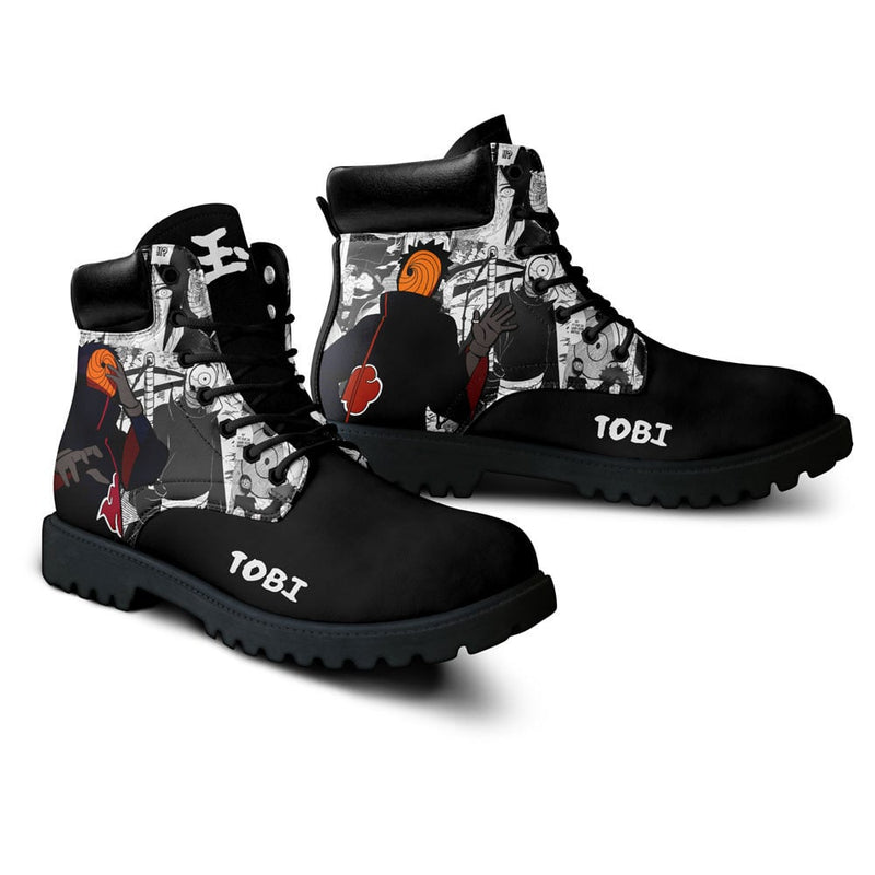 Tobi Boots Shoes Anime Custom NTT051