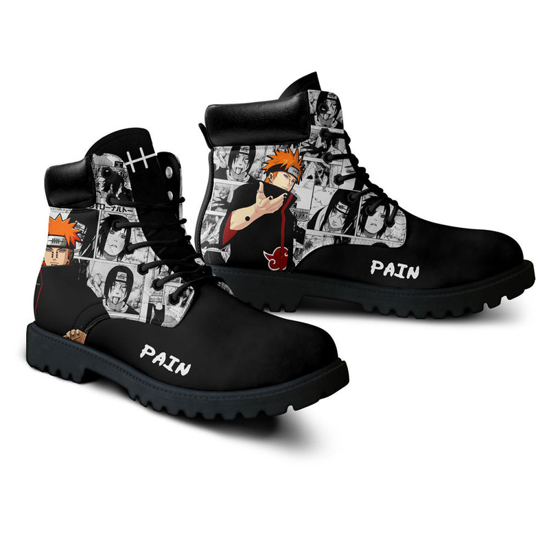 Pain Boots Shoes Anime Custom NTT051