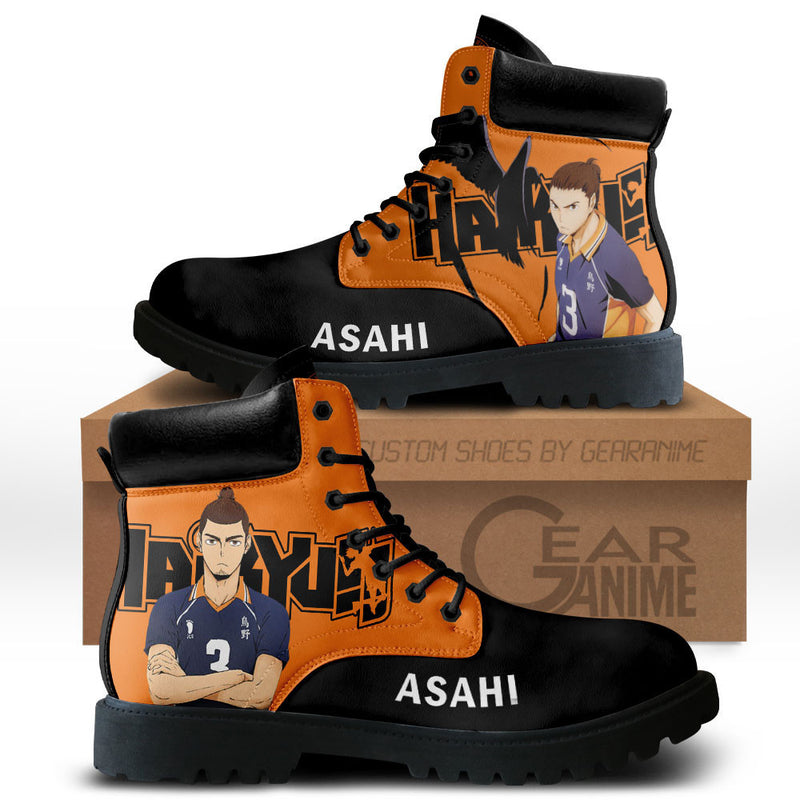 Asahi Azumane Boots Shoes Anime Custom MV3110