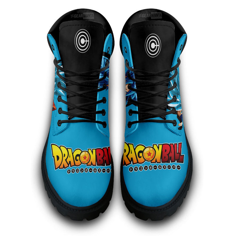 Goku Blue Boots Shoes Anime Custom MV2811